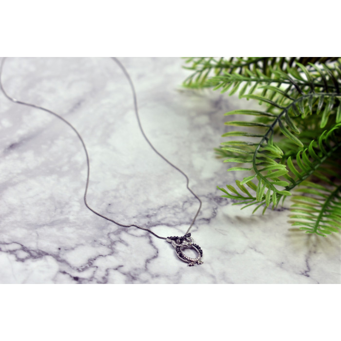 Sky Jewelry Золотая цепочка с кулоном Сова