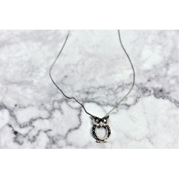 Sky Jewelry Золотая цепочка с кулоном Сова