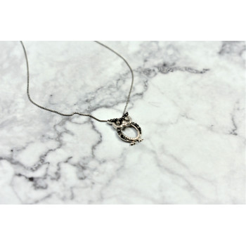 Sky Jewelry Золотая цепочка с кулоном Сова