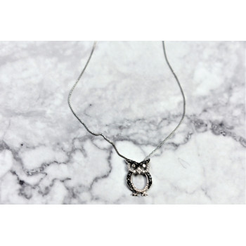 Sky Jewelry Золотая цепочка с кулоном Сова