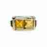 Sky Jewelry Золотое кольцо с камнем Гессонит
