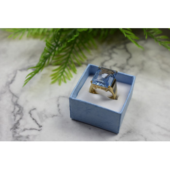 Sky Jewelry Серебряное кольцо в позолоте с Иолитом