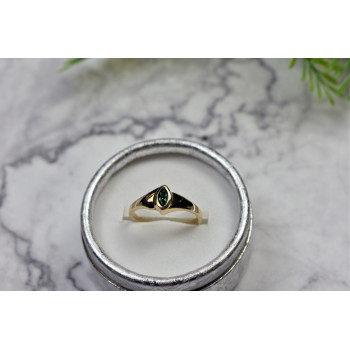 Sky Jewelry Золотое кольцо с Изумрудом