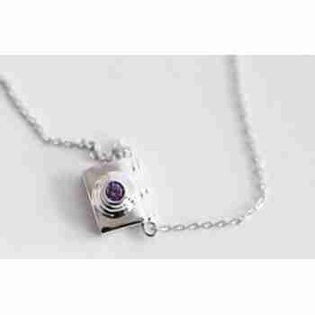 Sky Jewelry Серебряная цепочка с кулоном Фотоаппарат