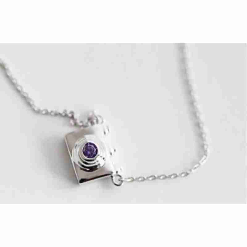 Sky Jewelry Серебряная цепочка с кулоном Фотоаппарат
