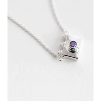 Sky Jewelry Серебряная цепочка с кулоном Фотоаппарат