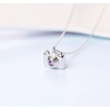 Sky Jewelry Серебряная цепочка с кулоном Фотоаппарат