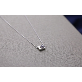 Sky Jewelry Серебряная цепочка с кулоном Фотоаппарат