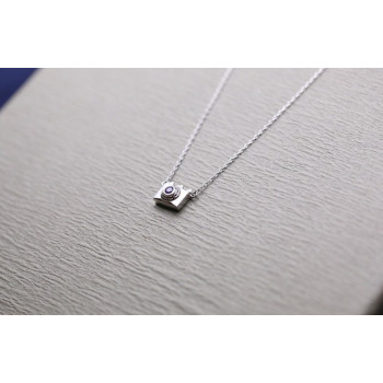 Sky Jewelry Серебряная цепочка с кулоном Фотоаппарат