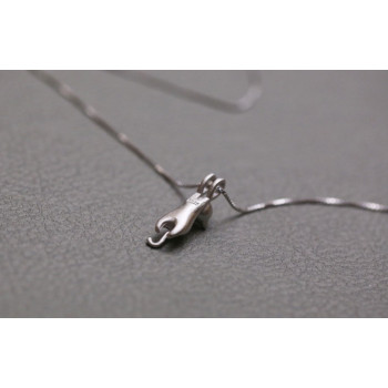 Sky Jewelry Серебряная цепочка с кулоном Котик