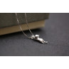 Sky Jewelry Серебряная цепочка с кулоном Котик
