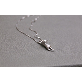 Sky Jewelry Серебряная цепочка с кулоном Котик