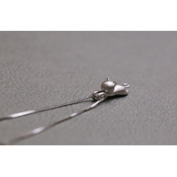 Sky Jewelry Серебряная цепочка с кулоном Котик