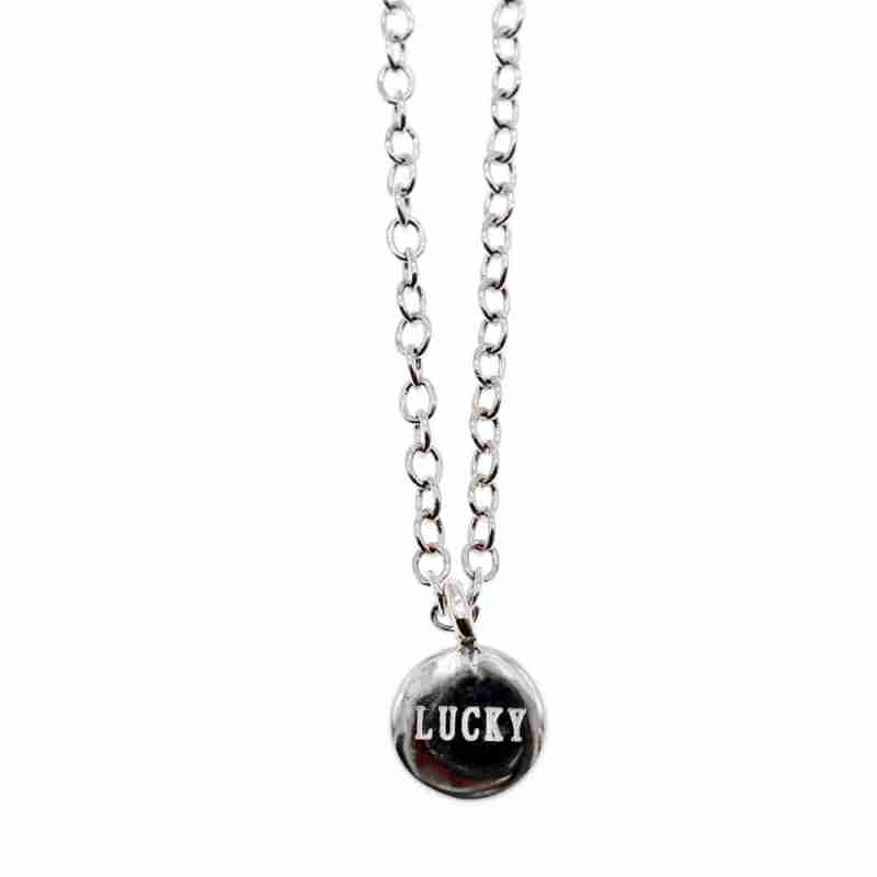 Sky Jewelry Серебряная цепочка с кулоном капелька Lucky