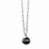 Sky Jewelry Серебряная цепочка с кулоном капелька Lucky