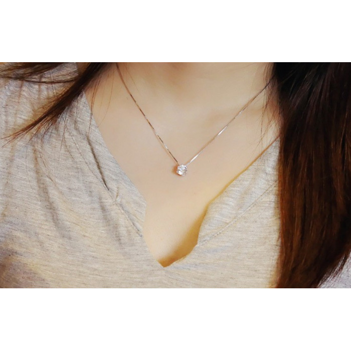 Sky Jewelry Серебряная цепочка с кулоном-капля