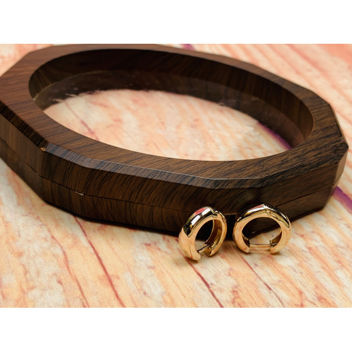 Sky Jewelry Серебряные серьги в позолоте