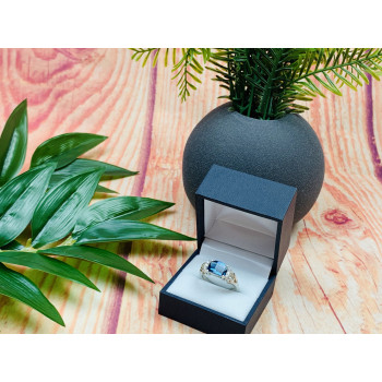 Sky Jewelry Серебряное кольцо с камнем Шпинель