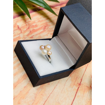 Sky Jewelry Серебряное кольцо 925 пробы с жемчугом