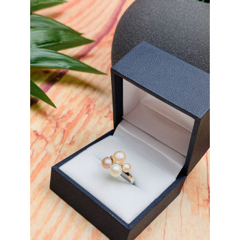 Sky Jewelry Серебряное кольцо 925 пробы с жемчугом