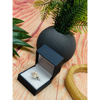 Sky Jewelry Серебряное кольцо 925 пробы с жемчугом