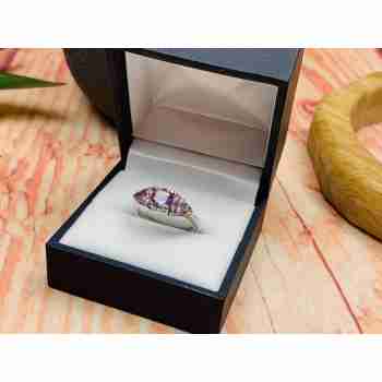 Sky Jewelry Серебряное кольцо с Аметистом