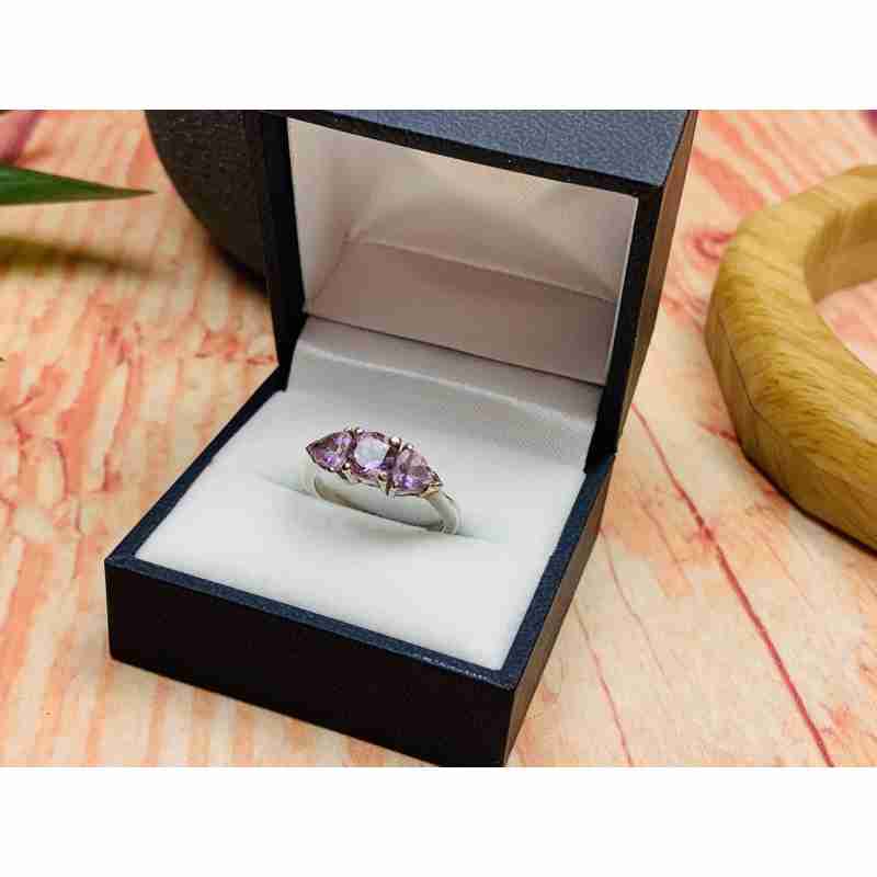 Sky Jewelry Серебряное кольцо с Аметистом