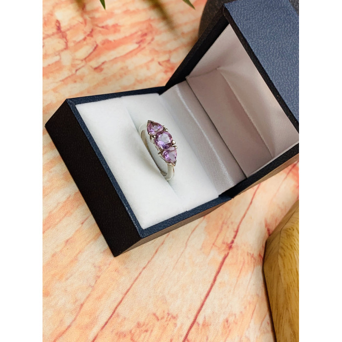 Sky Jewelry Серебряное кольцо с Аметистом