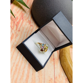 Sky Jewelry Серебряное кольцо 925 проба с натуральными камнями