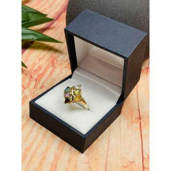 Sky Jewelry Серебряное кольцо 925 проба с натуральными камнями