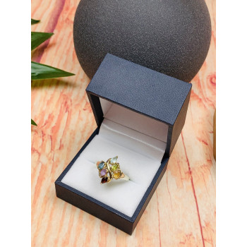 Sky Jewelry Серебряное кольцо 925 проба с натуральными камнями