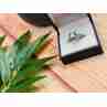 Sky Jewelry Серебряное кольцо в позолоте с Топазом