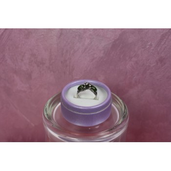 Sky Jewelry Серебряное кольцо с зеленым нефритом