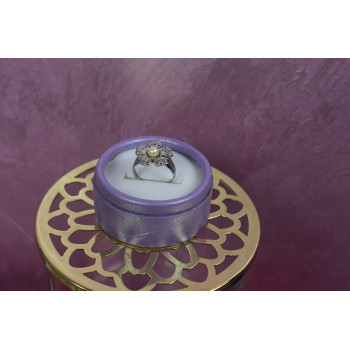 Sky Jewelry Серебряное кольцо с жемчугом