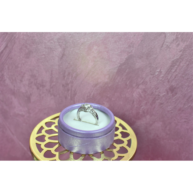 Sky Jewelry Серебряное кольцо 925 проба с бесцветной шпинелью