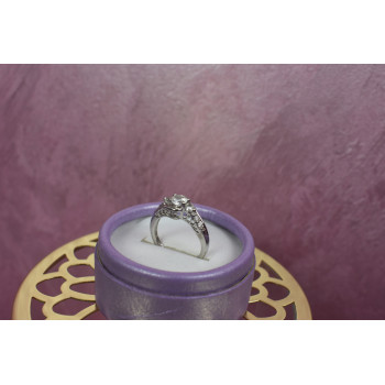 Sky Jewelry Серебряное кольцо 925 проба с бесцветной шпинелью