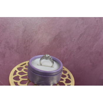 Sky Jewelry Серебряное кольцо 925 проба с бесцветной шпинелью