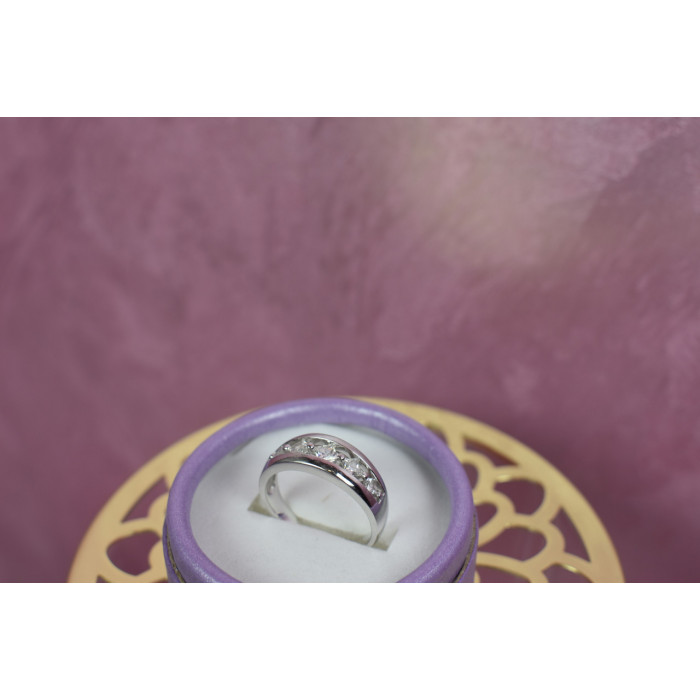 Sky Jewelry Серебряное кольцо 925 пробы с фианитами