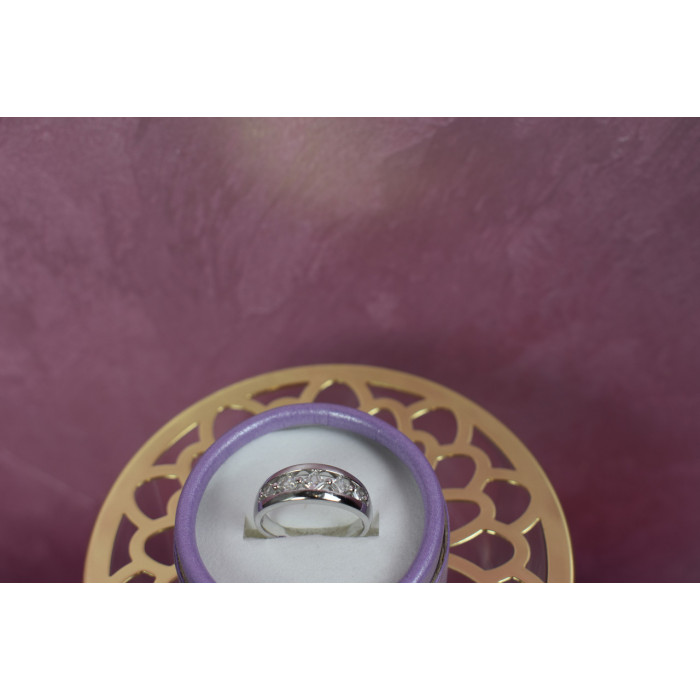 Sky Jewelry Серебряное кольцо 925 пробы с фианитами