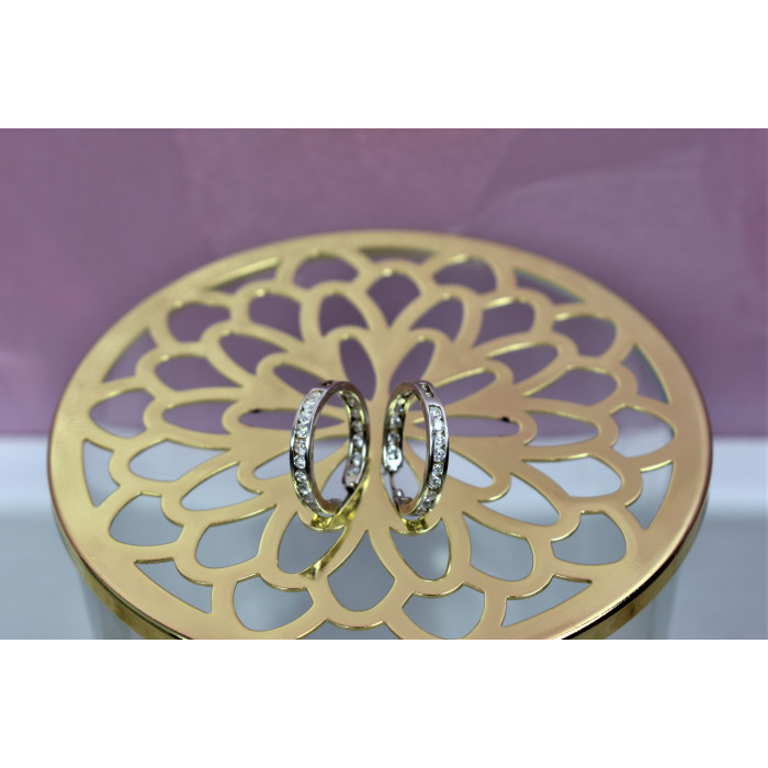 Sky Jewelry Серебряные серьги 925 проба с фианитами