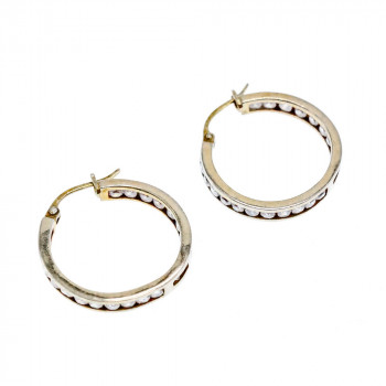 Sky Jewelry Серебряные серьги 925 проба с фианитами