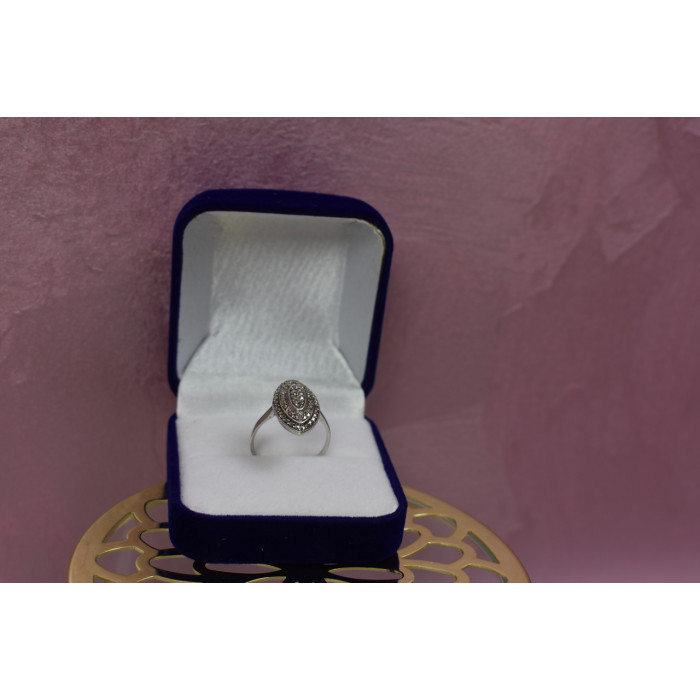 Sky Jewelry Серебряное кольцо с марказитом