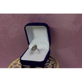 Sky Jewelry Серебряное кольцо с марказитом