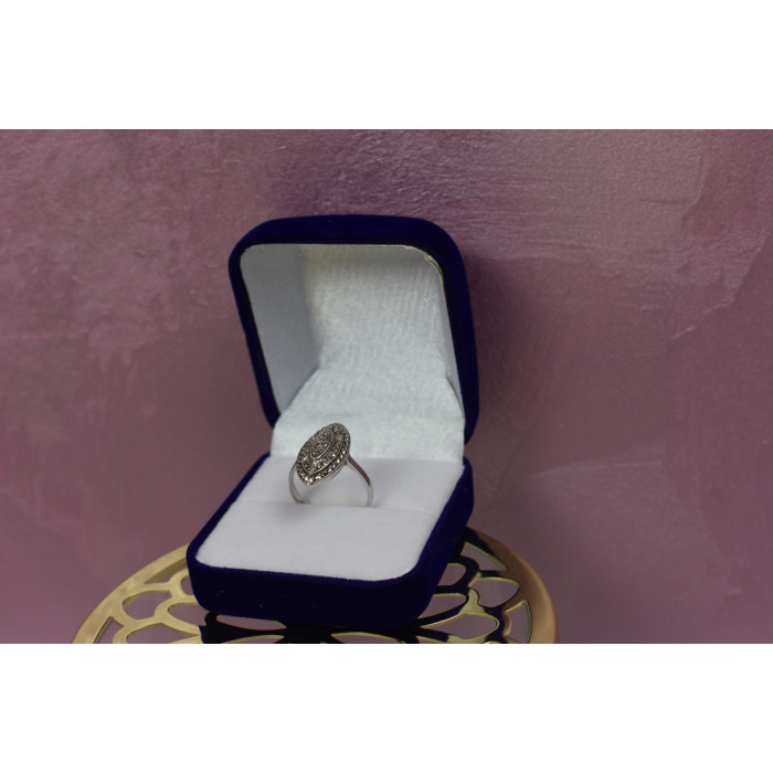 Sky Jewelry Серебряное кольцо с марказитом