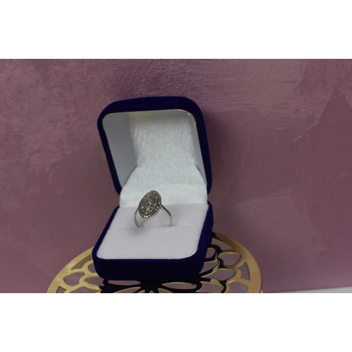 Sky Jewelry Серебряное кольцо с марказитом