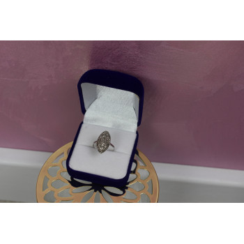 Sky Jewelry Серебряное кольцо с марказитом