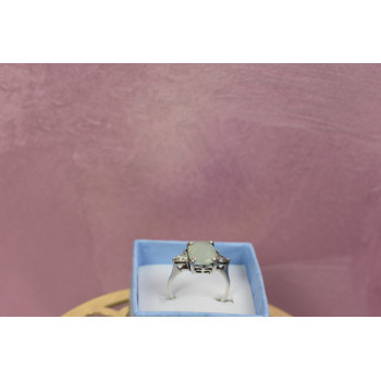 Sky Jewelry Серебряное кольцо с камнем Авантюрин