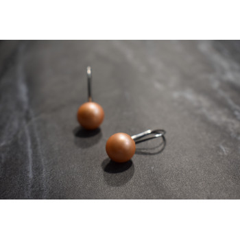 Sky Jewelry Серебряные серьги с жемчугом