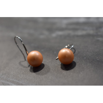 Sky Jewelry Серебряные серьги с жемчугом