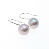 Sky Jewelry Серебряные серьги с жемчугом 925 проба
